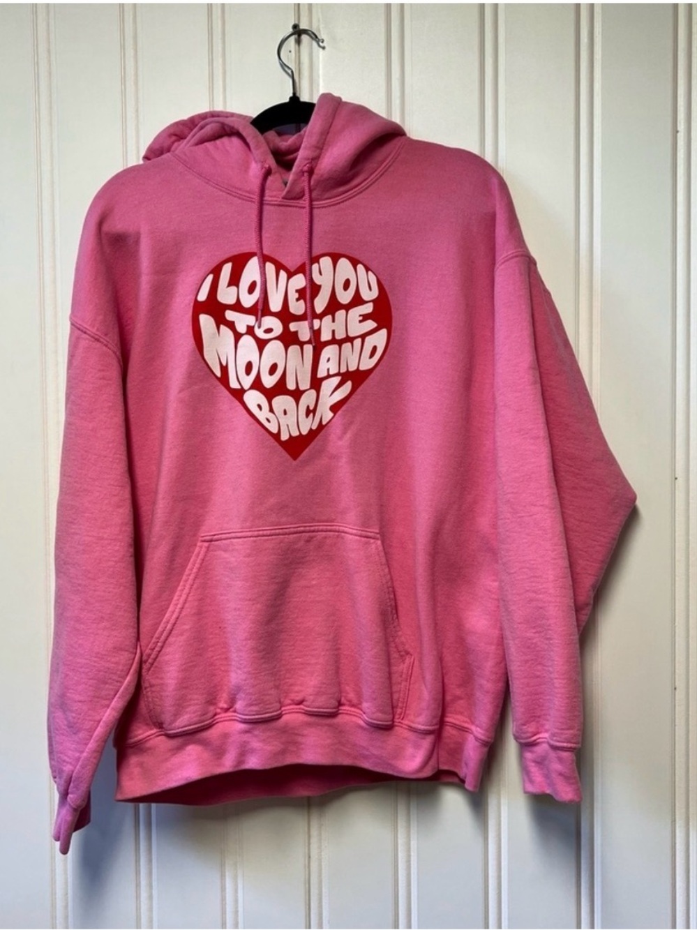 Faded Moon - I love you to the moon & back hoodie sweatshirt
